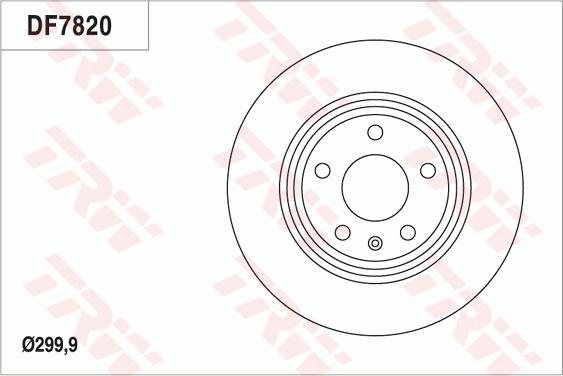 TRW DF7820 - Jarrulevy inparts.fi