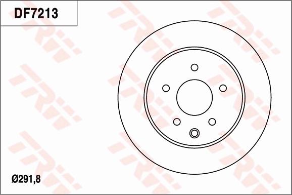 TRW DF7213 - Jarrulevy inparts.fi