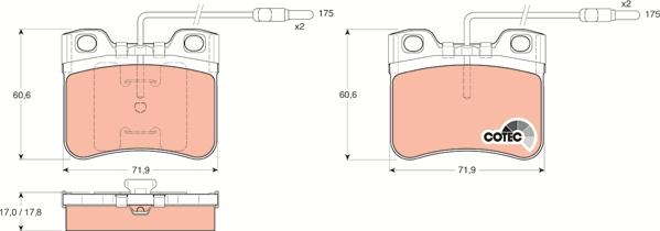 TRW GDB906 - Jarrupala, levyjarru inparts.fi