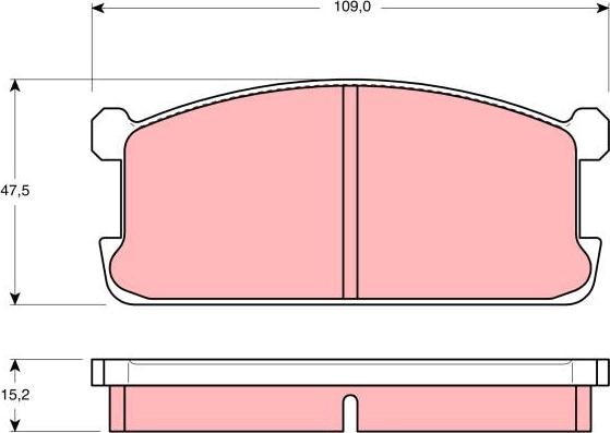 TRW GDB194 - Jarrupala, levyjarru inparts.fi