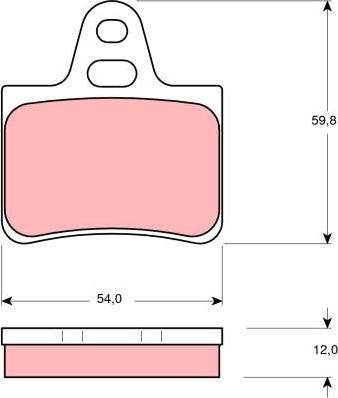 TRW GDB146 - Jarrupala, levyjarru inparts.fi