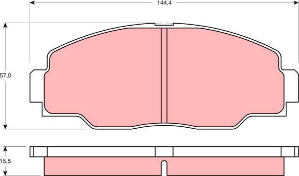 BOSCH 0 986 AB2 018 - Jarrupala, levyjarru inparts.fi