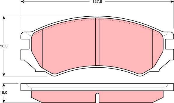 TRW GDB1005AT - Jarrupala, levyjarru inparts.fi