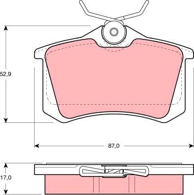 TRW GDB1196 - Jarrupala, levyjarru inparts.fi