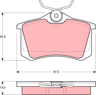 TRW GDB1121 - Jarrupala, levyjarru inparts.fi