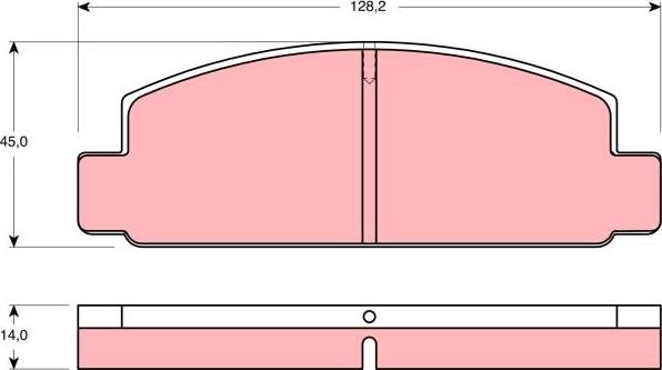 TRW GDB176 - Jarrupala, levyjarru inparts.fi