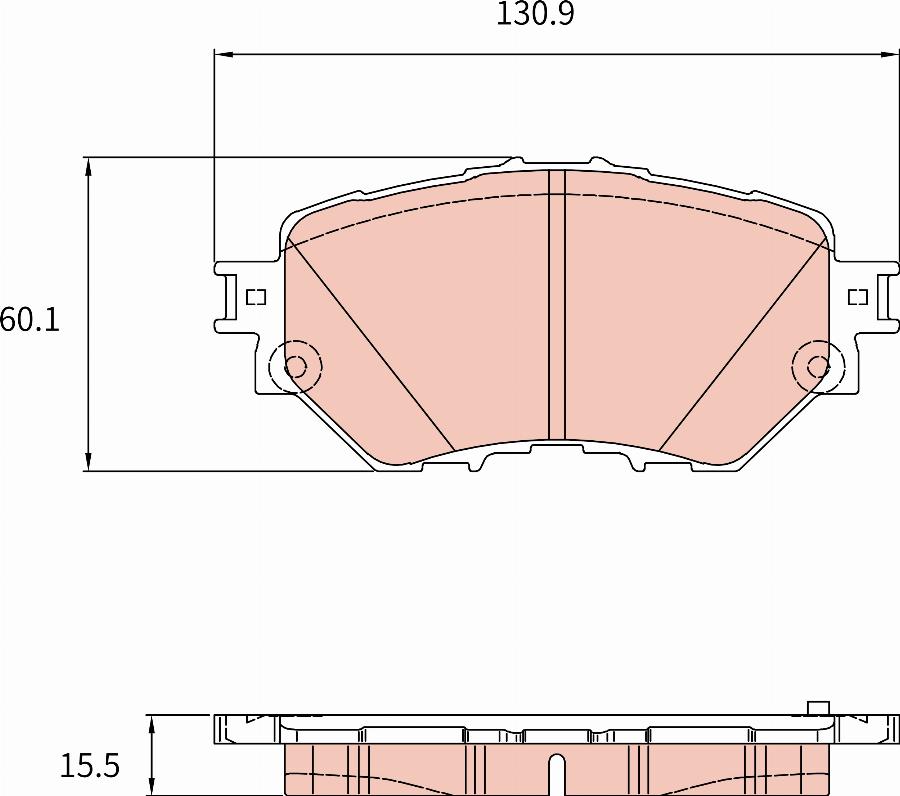 TRW GDB8960AT - Jarrupala, levyjarru inparts.fi