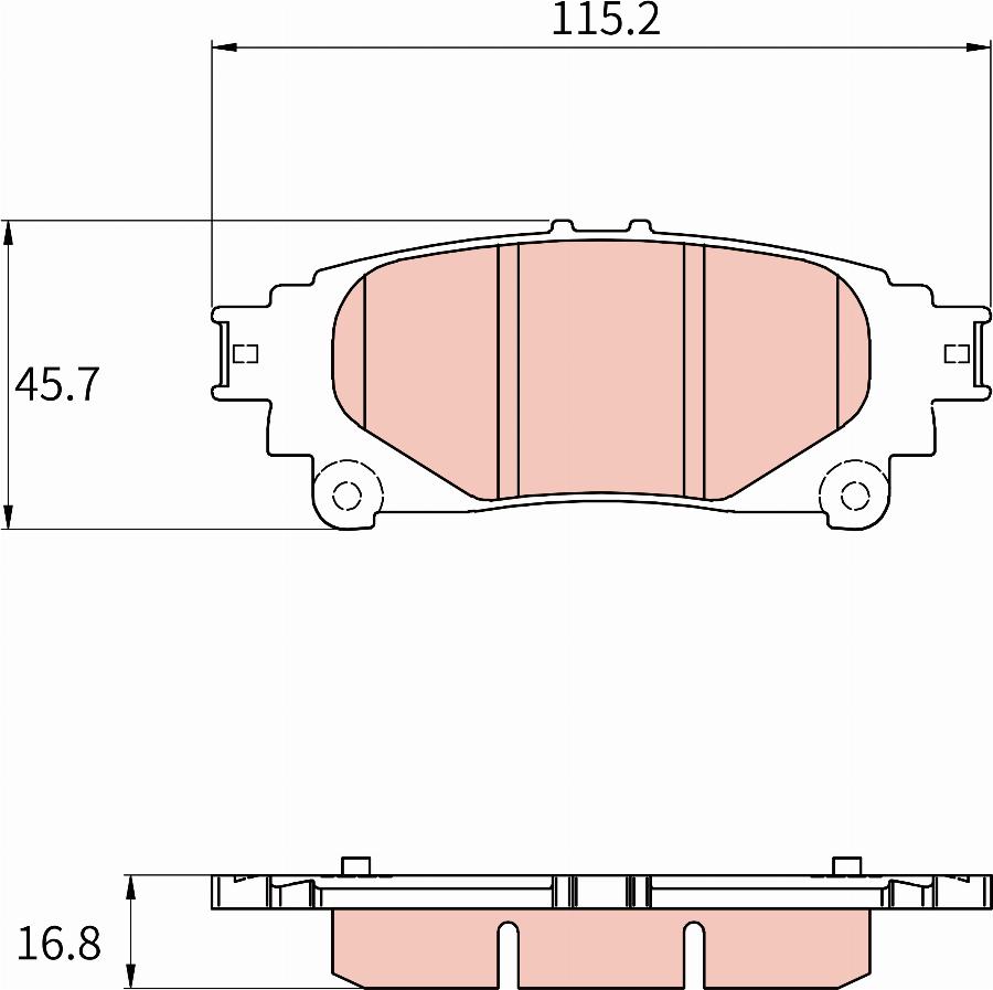 TRW GDB8979UT - Jarrupala, levyjarru inparts.fi