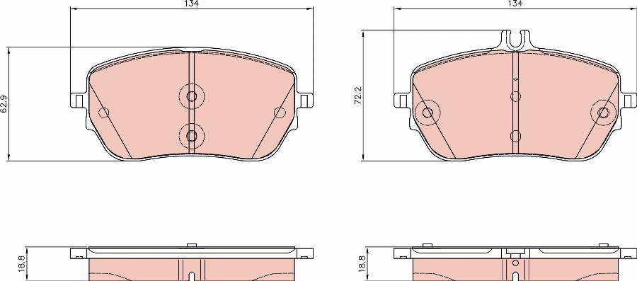 TRW GDB8313 - Jarrupala, levyjarru inparts.fi