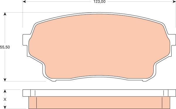 TRW GDB3490 - Jarrupala, levyjarru inparts.fi