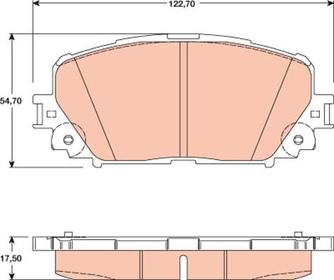 TRW GDB3460 - Jarrupala, levyjarru inparts.fi