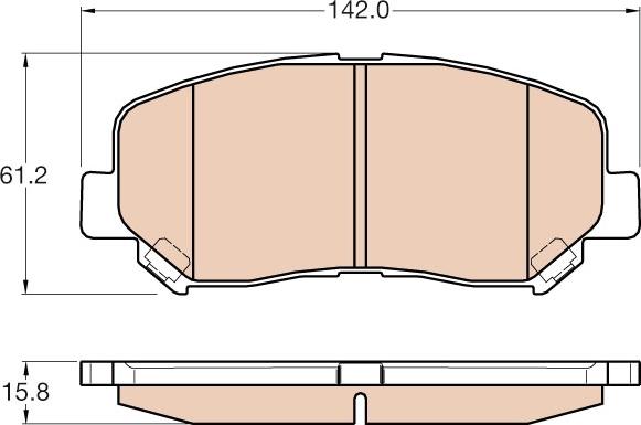 TRW GDB3562AT - Jarrupala, levyjarru inparts.fi