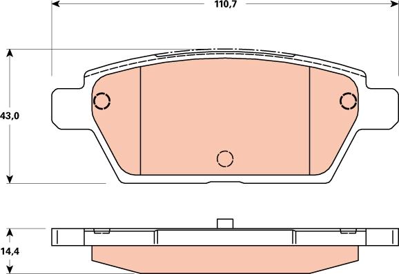 Valeo GDB3517 - Jarrupala, levyjarru inparts.fi