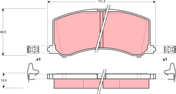 TRW GDB3091 - Jarrupala, levyjarru inparts.fi