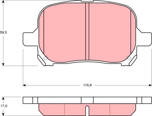 TRW GDB3152 - Jarrupala, levyjarru inparts.fi