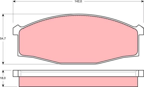 TRW GDB3117 - Jarrupala, levyjarru inparts.fi