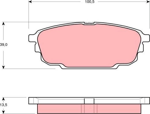 TRW GDB3305 - Jarrupala, levyjarru inparts.fi