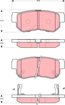 TRW GDB3298 - Jarrupala, levyjarru inparts.fi