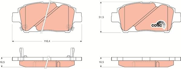 TRW GDB3242 - Jarrupala, levyjarru inparts.fi