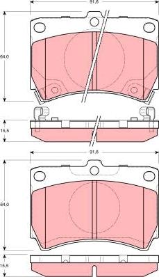 TRW GDB3206 - Jarrupala, levyjarru inparts.fi