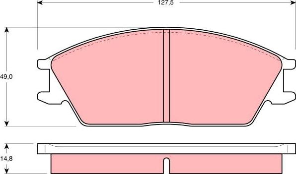 TRW GDB373 - Jarrupala, levyjarru inparts.fi