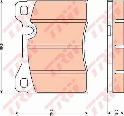 TRW GDB270 - Jarrupala, levyjarru inparts.fi