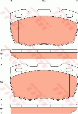 TRW GDB7591 - Jarrupala, levyjarru inparts.fi