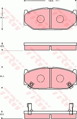 TRW GDB7691 - Jarrupala, levyjarru inparts.fi