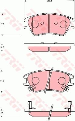 TRW GDB7655 - Jarrupala, levyjarru inparts.fi