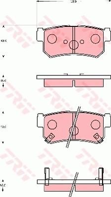 TRW GDB7666 - Jarrupala, levyjarru inparts.fi