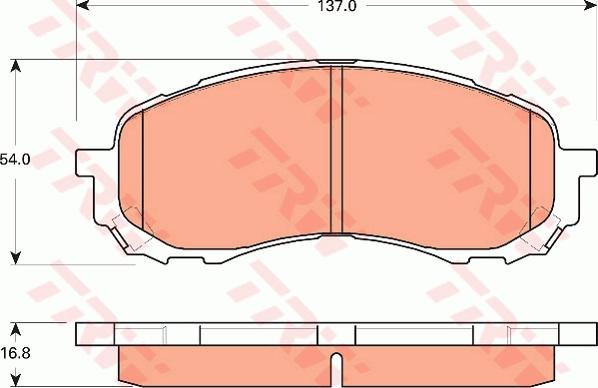 TRW GDB7682 - Jarrupala, levyjarru inparts.fi