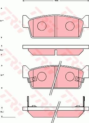 TRW GDB7031 - Jarrupala, levyjarru inparts.fi