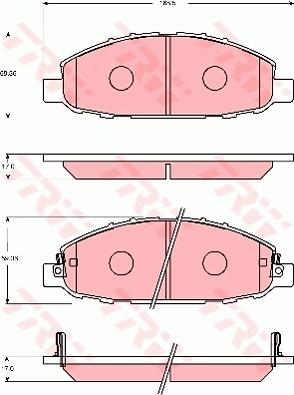 TRW GDB7236 - Jarrupala, levyjarru inparts.fi