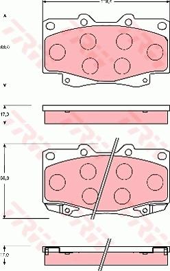 TRW GDB7222 - Jarrupala, levyjarru inparts.fi