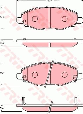 TRW GDB7702 - Jarrupala, levyjarru inparts.fi