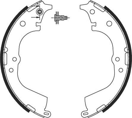 TRW GS8693 - Jarrukenkäsarja inparts.fi