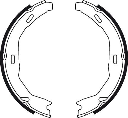 TRW GS8745 - Jarrukenkäsarja, seisontajarru inparts.fi