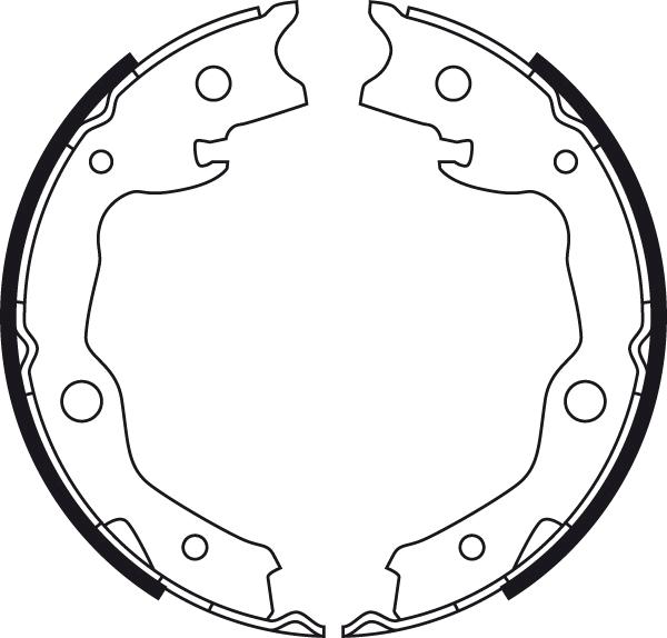 TRW GS8752 - Jarrukenkäsarja, seisontajarru inparts.fi