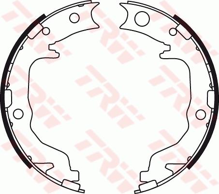 TRW GS8783 - Jarrukenkäsarja, seisontajarru inparts.fi