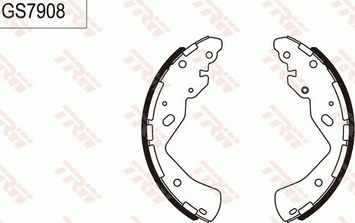 TRW GS7908 - Jarrukenkäsarja inparts.fi