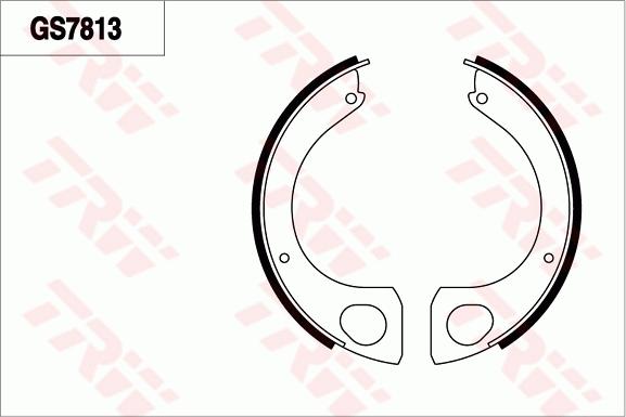 TRW GS7813 - Jarrukenkäsarja inparts.fi