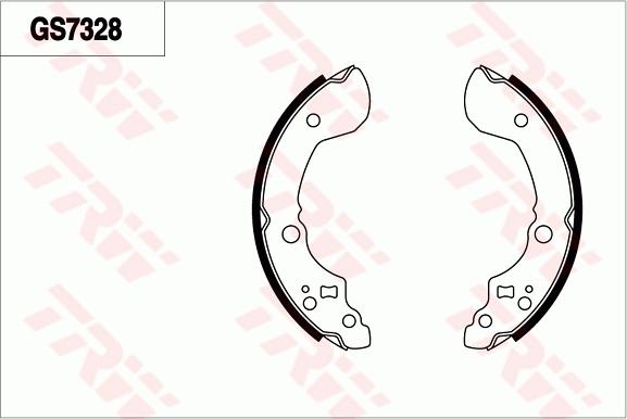 TRW GS7328 - Jarrukenkäsarja inparts.fi