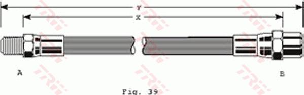 TRW PHB198 - Jarruletku inparts.fi