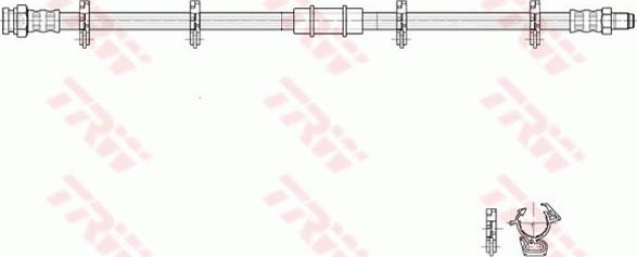 TRW PHB273 - Jarruletku inparts.fi