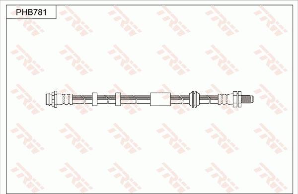 TRW PHB781 - Jarruletku inparts.fi