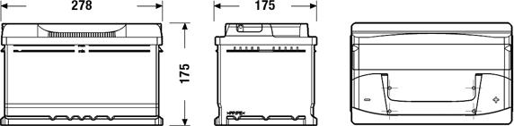 Tudor TB712 - Käynnistysakku inparts.fi