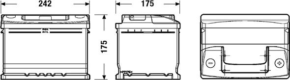 Tudor TC542 - Käynnistysakku inparts.fi