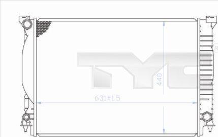 TYC 702-0013 - Jäähdytin,moottorin jäähdytys inparts.fi