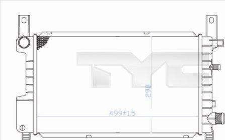 TYC 710-0049 - Jäähdytin,moottorin jäähdytys inparts.fi