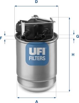 UFI 55.517.00 - Polttoainesuodatin inparts.fi